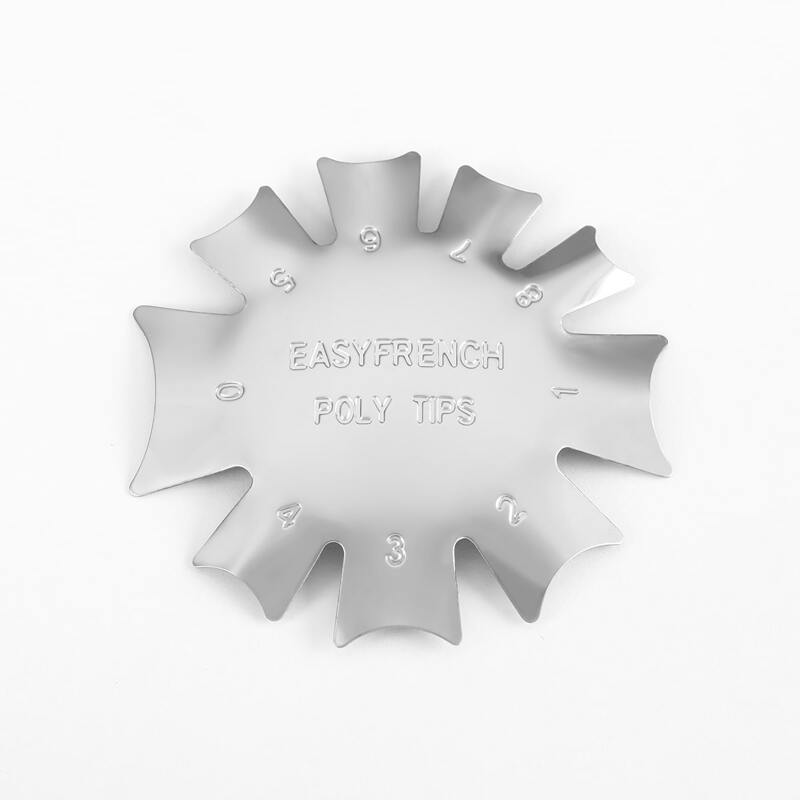 

Nail Art Template Plate, Silver