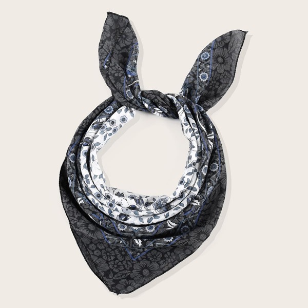 

Floral Print Bandana, Multicolor