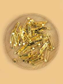 1pack Safety Pin DIY Jewelry Accessories - Yellow Gold - View 1