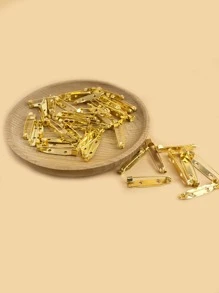 1pack Safety Pin DIY Jewelry Accessories - Yellow Gold - View 2