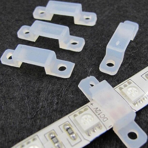 

5pcs Silicone Buckle Mounting Clip, Clear