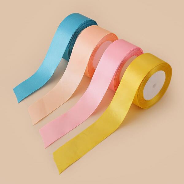

1pc Random Color Satin Ribbon, Multicolor