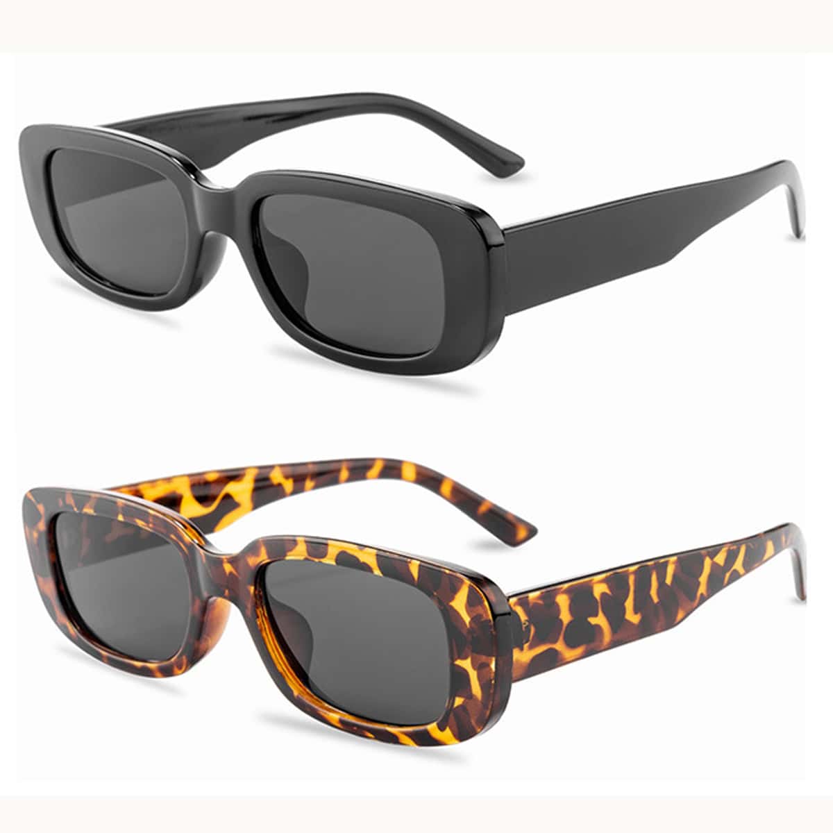 

2pairs Acrylic Frame Sunglasses