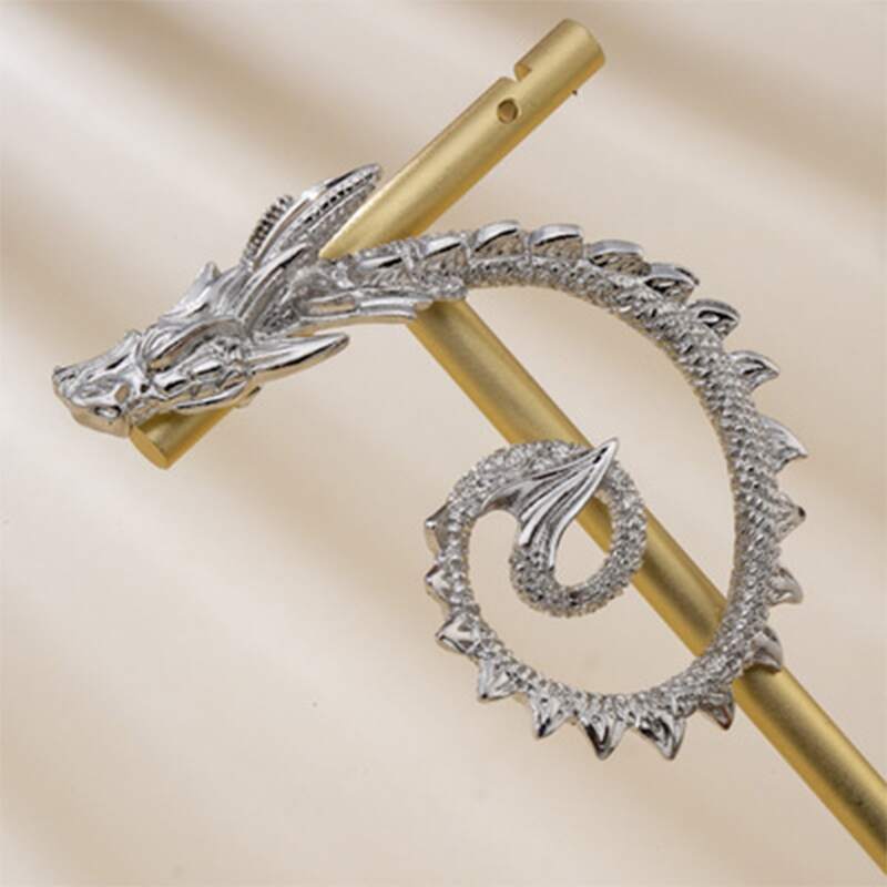 

1pc Dragon Ear Cuff, Silver