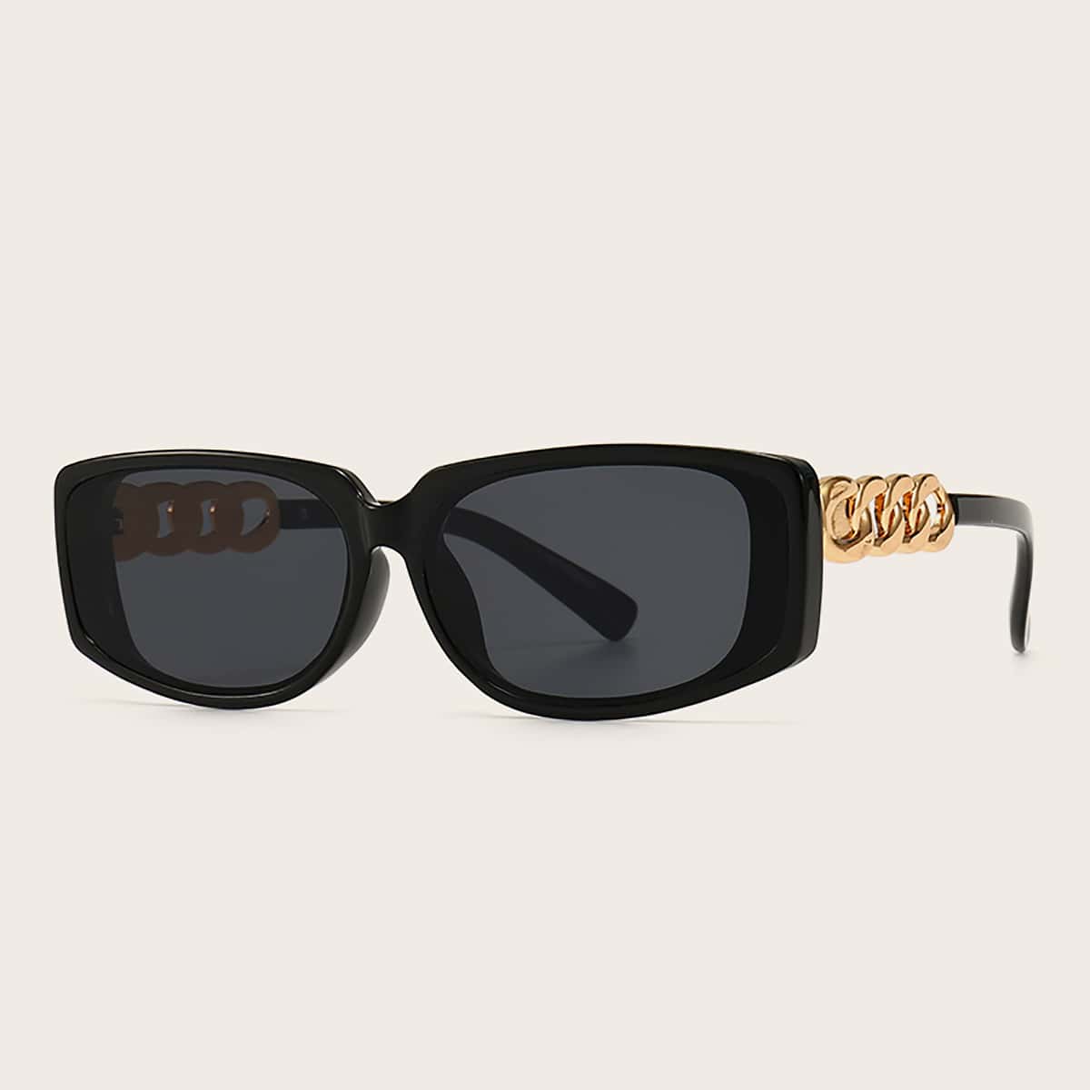 

Chain Detail Sunglasses, Black