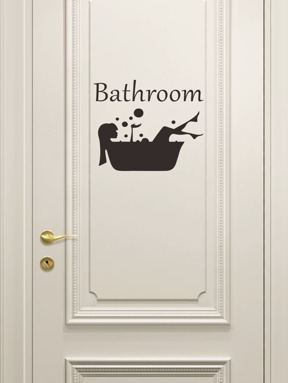 Girl Print Wall Sticker, DIY Self-Adhesive Wall Decal,Stickers,Wall Decal, Vinyl Decal For Home Decorations,Spring Decoration Items Refresh Your Home,Rama Decoration Stickers Gifts Birthday Graduation