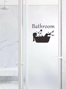 Pegatina de pared con estampado de niña, Adhesivo de pared DIY, Pegatinas, Adhesivo de pared, Vinilo adhesivo para decoración del hogar, Artículos de decoración de primavera para refrescar tu hogar, Pegatinas de decoración de ramas, Regalos de cumpleaños y graduación - Negro - Ver 3