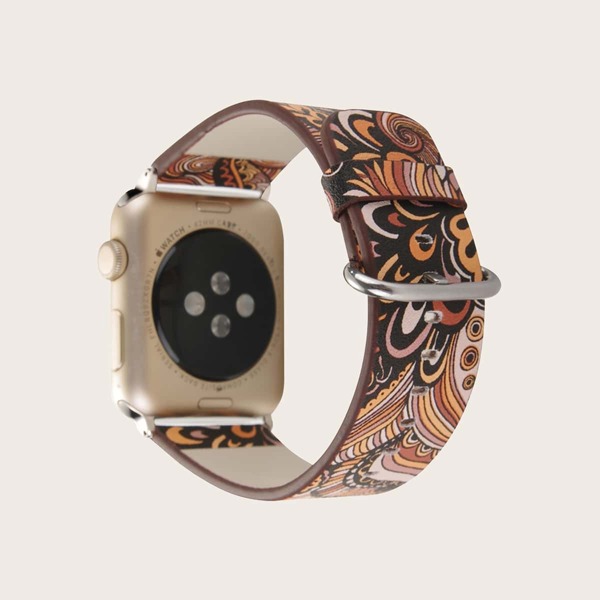 

Graphic Watchband For iWatch, Multicolor