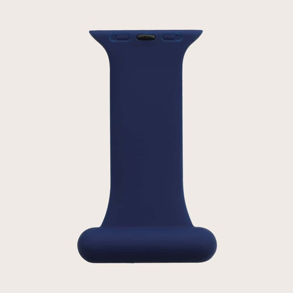 

Silicone Fob Watchband For iWatch, Navy blue