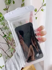 Sac de téléphone imperméable transparent pour vacances d'été, plongée, natation, étui de téléphone de plage