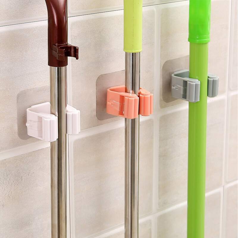 

1pc Random Wall Mounted Mop Hook, Multicolor