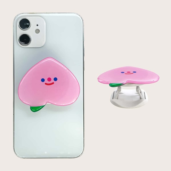 

Peach Shaped Stand-Out Phone Grip, Multicolor