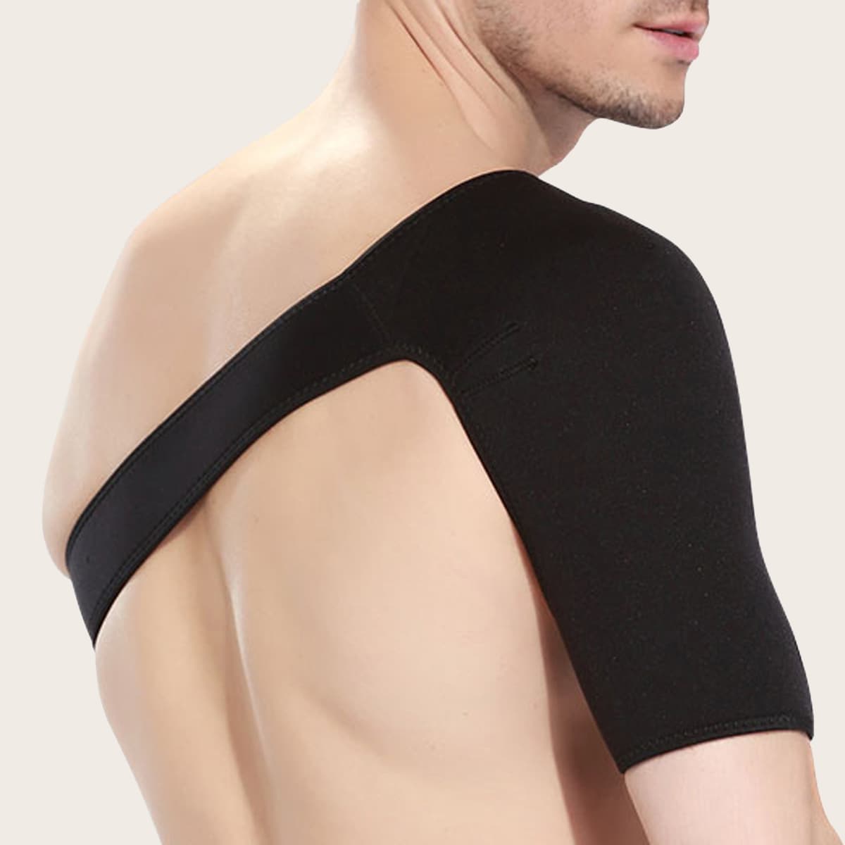 

1pcs Sports Fitness Right Shoulder Protector, Black