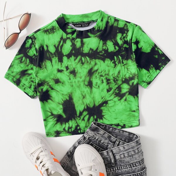 

Tie Dye Top, Green
