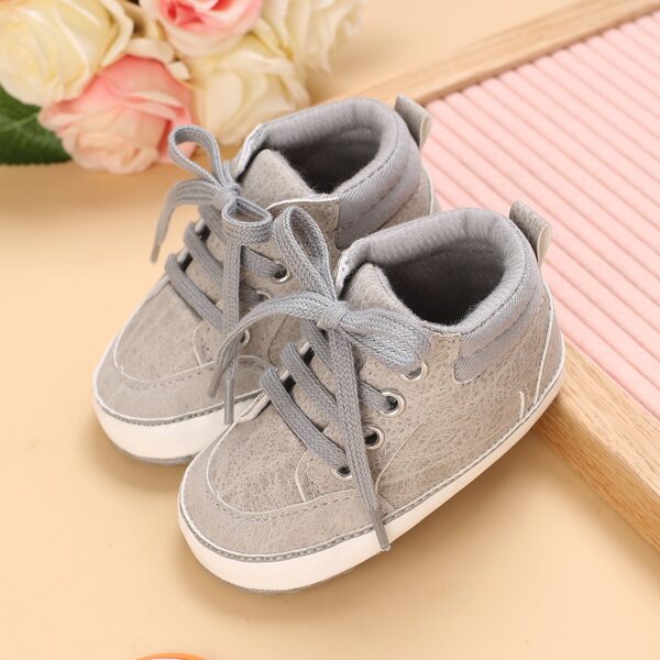 

Baby Boy Lace-up Front Sneakers, Light grey