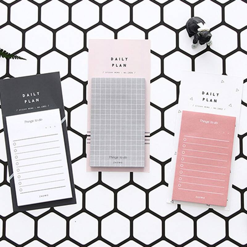 

1pc Random Schedule Sticky Note, Multicolor