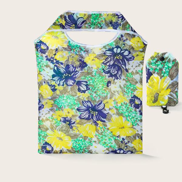 

Floral Foldable Shopper Bag, Multicolor