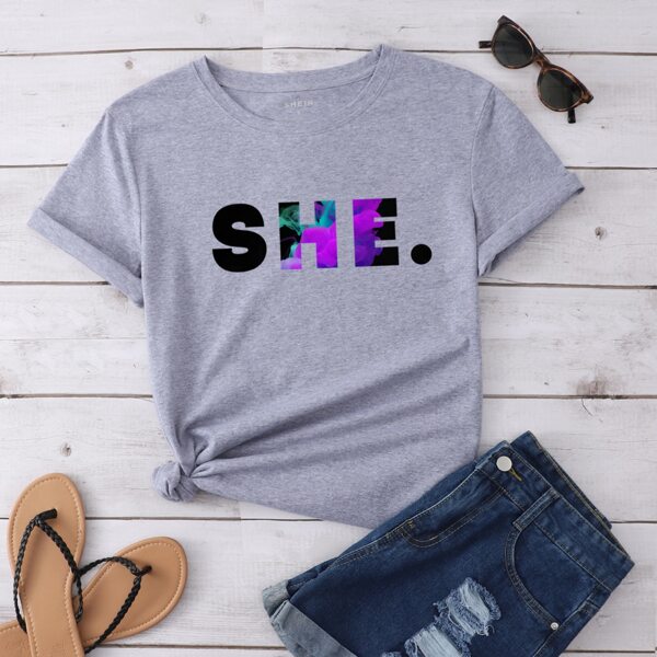 

Letter Graphic Short Sleeve Tee, Grey
