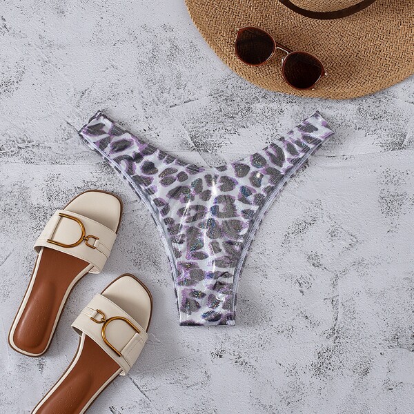 

Leopard Print Bikini Panty, Multicolor