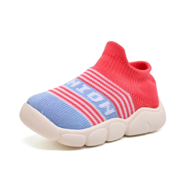 

Toddler Girls Striped & Letter Graphic Sneakers, Multicolor