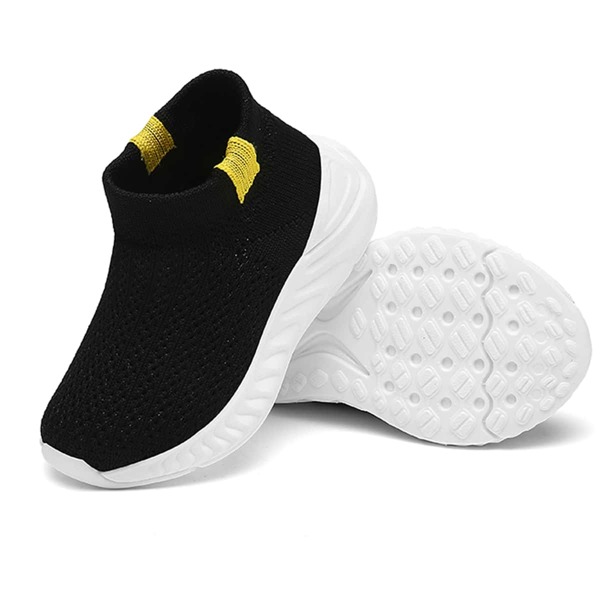

Toddler Boys High Tip Sock Sneakers, Black