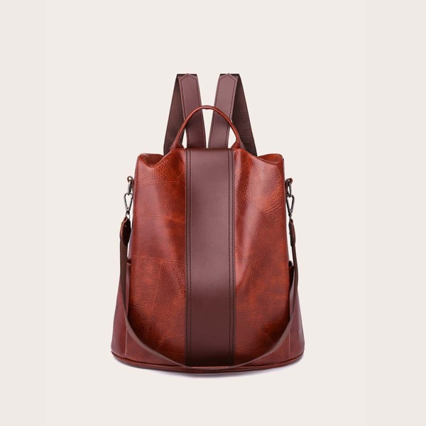 

Large Capacity Backpack, Brown