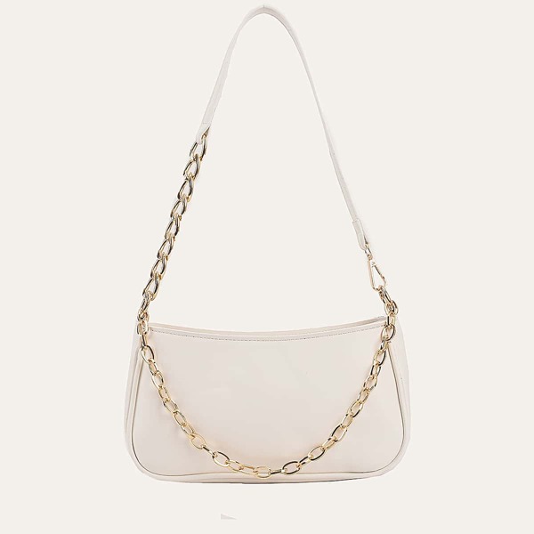 

Minimalist Baguette Bag, White
