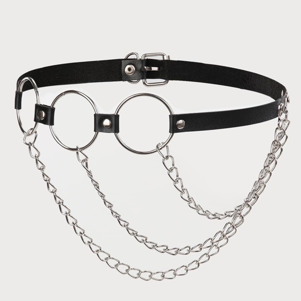 

Chain Decor Belt, Multicolor