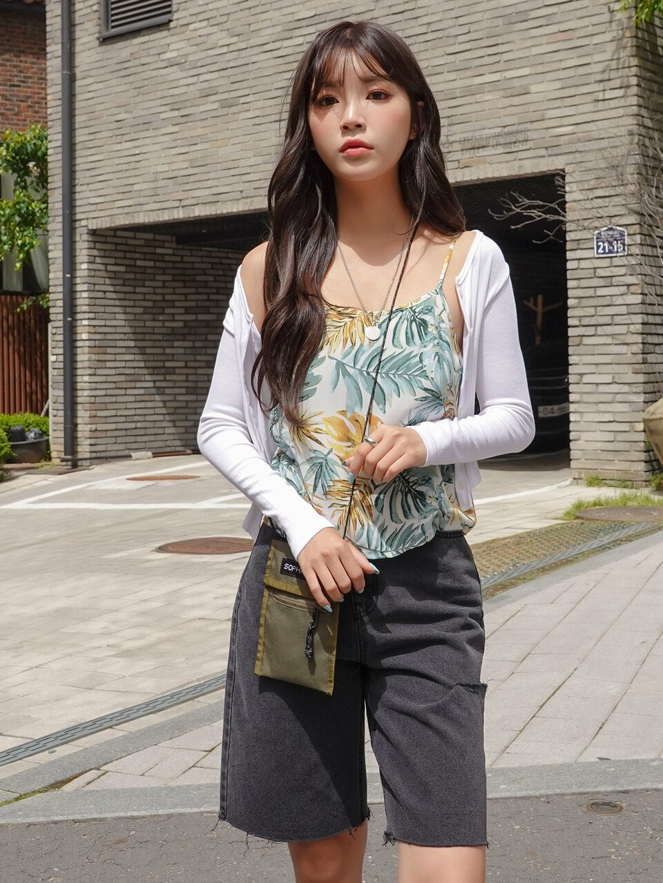 Tropical Print Cami Top