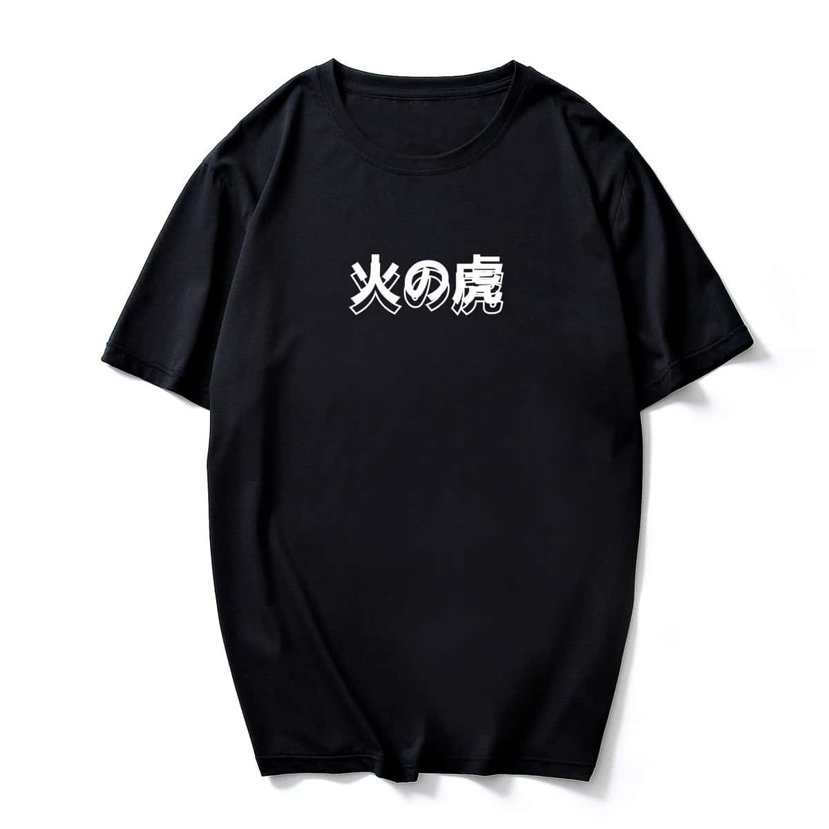 

Guys Japanese Letter Tee, Black