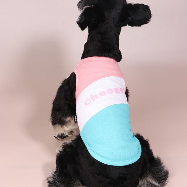 

Color Block Pet Tank Top, Multicolor