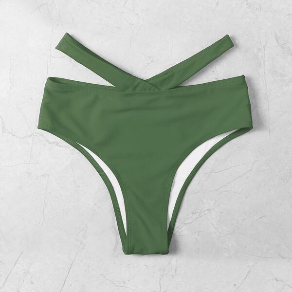 

Cut Out Bikini Panty, Army green