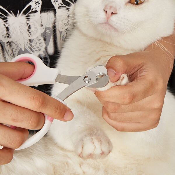 

1pc Pet Nail Clipper, Pink