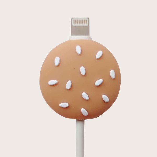

Bread Design Data Cable Protector, Gold