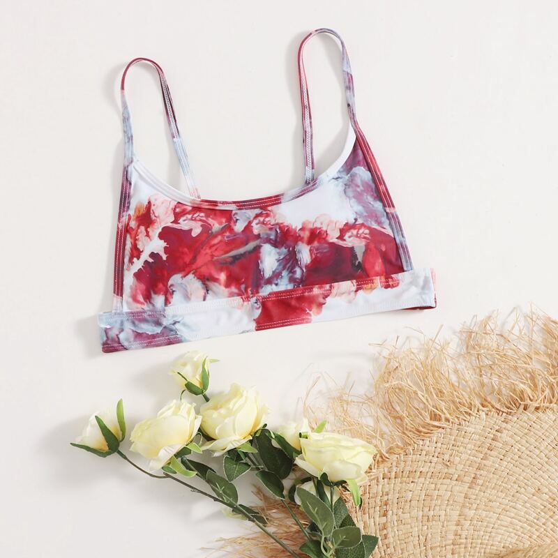 

Tie Side Bikini Top, Multicolor
