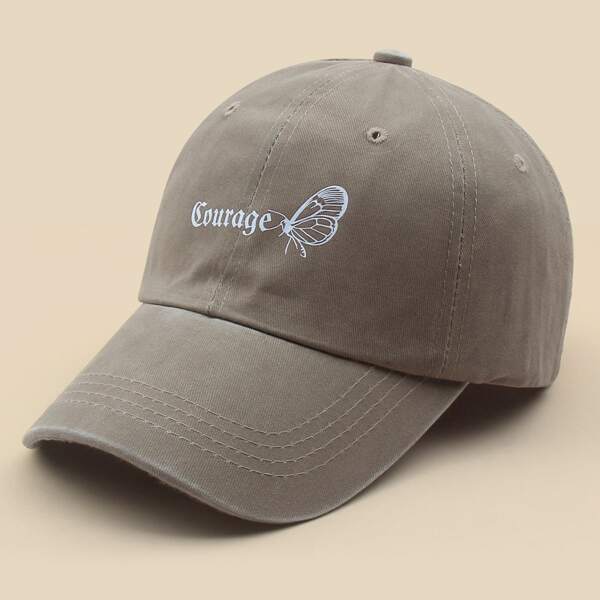 

Letter Graphic Baseball Cap, Khaki