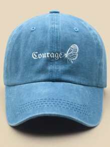 Mũ bóng chày đồ họa chữ cái - Màu xanh Cadet - Xem 2