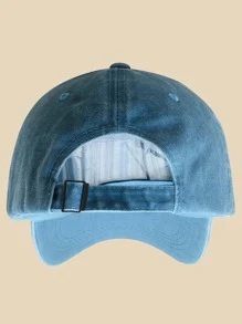 Mũ bóng chày đồ họa chữ cái - Màu xanh Cadet - Xem 3