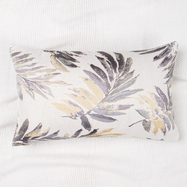 

Leaf Print Lumbar Pillow Cover Without Filler, Multicolor