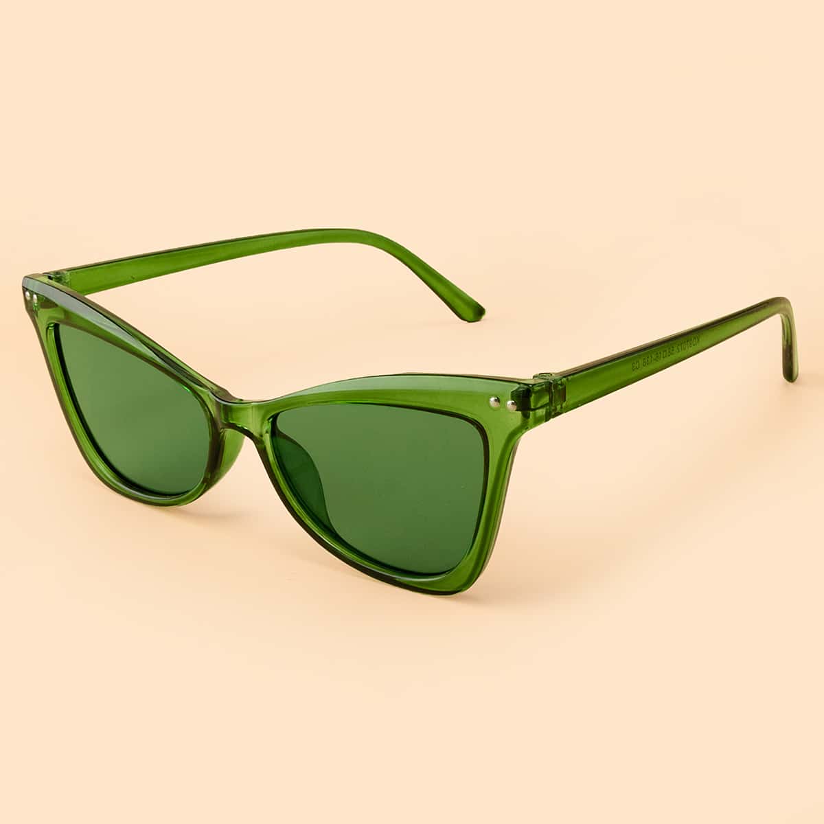 

Cat Eye Sunglasses, Green