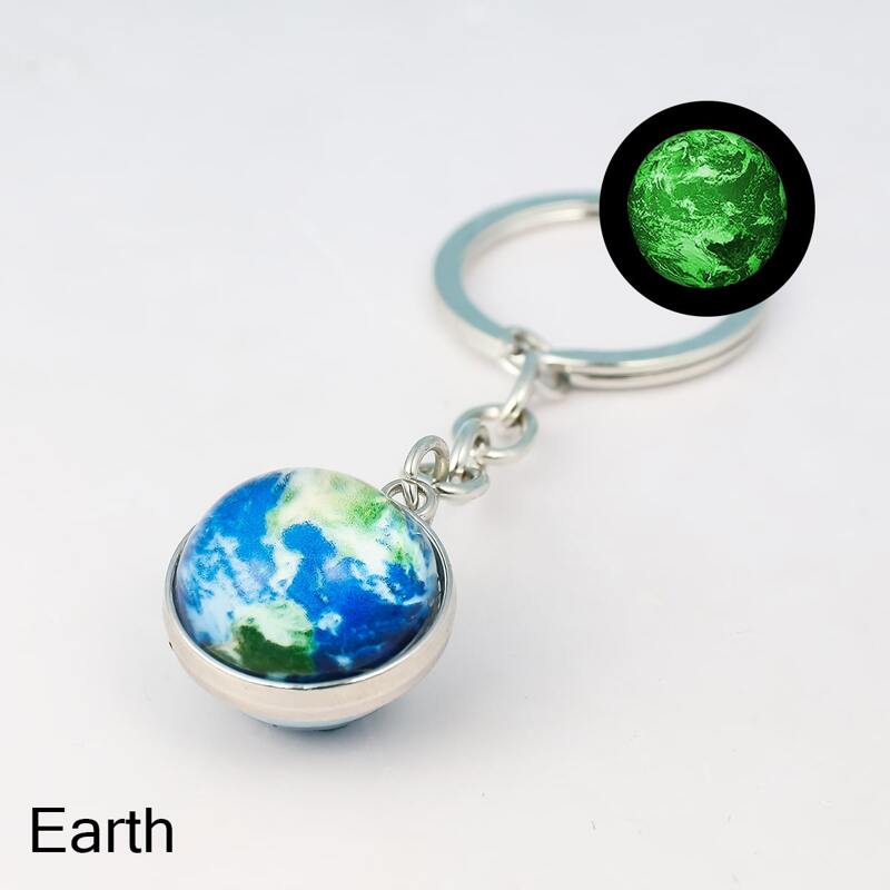 

Earth Charm Keychain, Multicolor