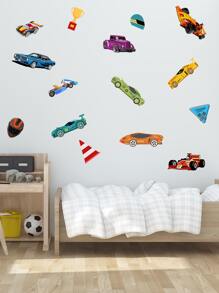 Decal dán tường hình ô tô cho trẻ em, nhãn dán, decal dán tường, decal vinyl trang trí nhà cửa, vật dụng trang trí mùa xuân làm mới ngôi nhà của bạn, decal trang trí Rama quà tặng sinh nhật tốt nghiệp - Nhiều màu - Xem 3