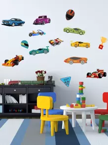 Decal dán tường hình ô tô cho trẻ em, nhãn dán, decal dán tường, decal vinyl trang trí nhà cửa, vật dụng trang trí mùa xuân làm mới ngôi nhà của bạn, decal trang trí Rama quà tặng sinh nhật tốt nghiệp - Nhiều màu - Xem 4