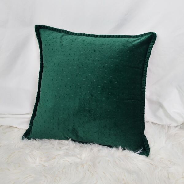 

Solid Color Cushion Cover Without Filler, Green
