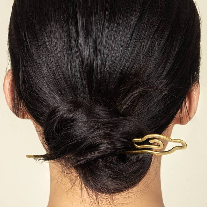 

Metal Hair Pin, Bronze