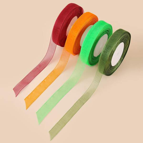 

1roll Random Color Ribbon, Multicolor