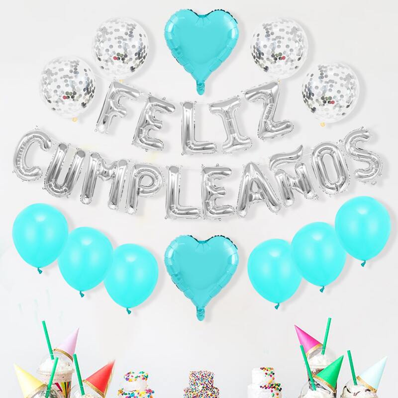 

30pcs Birthday Decorative Balloon Set, Multicolor