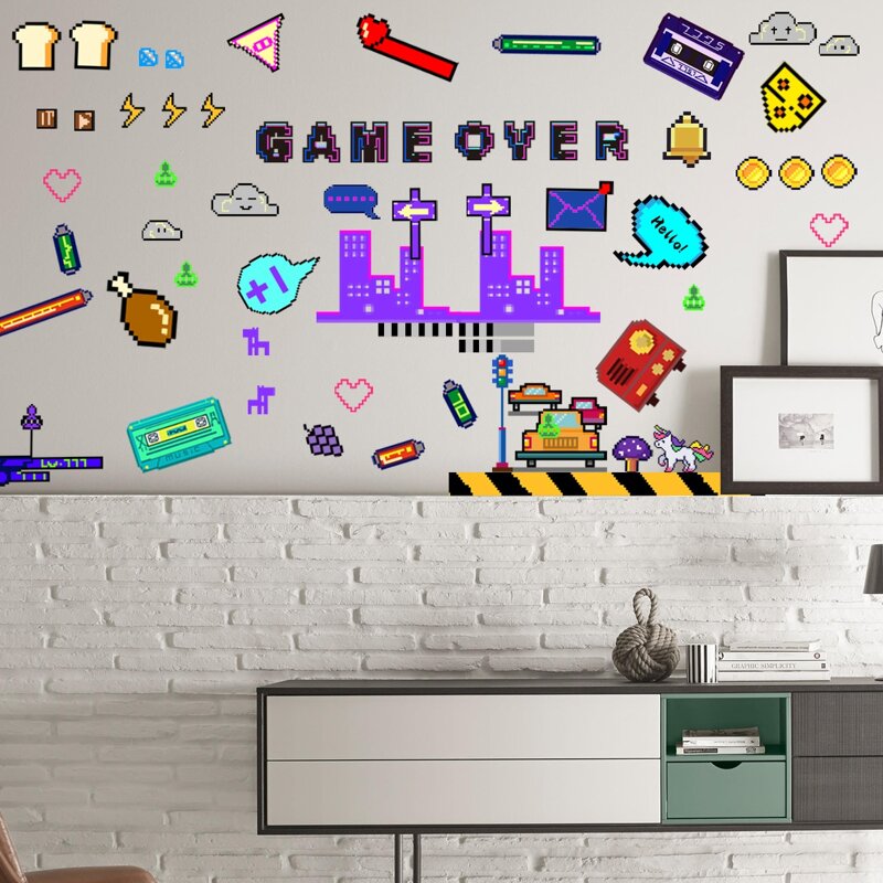 

Kids Game Print Wall Sticker, Multicolor