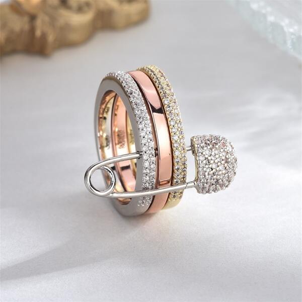 

Zircon Decor Ring, Multicolor