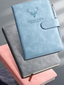 1pc Random Color Notebook - Multicolor - View 2